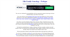 Desktop Screenshot of ellisgenealogy.com