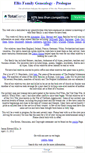 Mobile Screenshot of ellisgenealogy.com